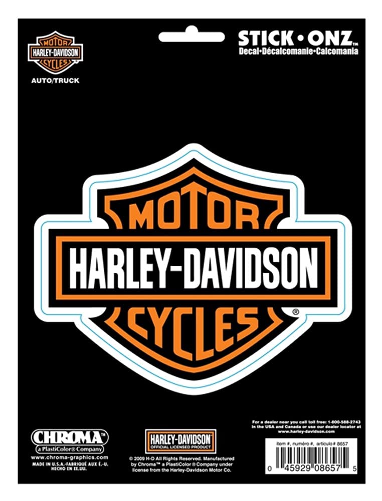 Harley-Davidson Motorrad Sticker Bar & Shield Aufkleber Wasserfest Decal für Motorrad-Helm, Auto, Laptop und viele mehr von HARLEY-DAVIDSON