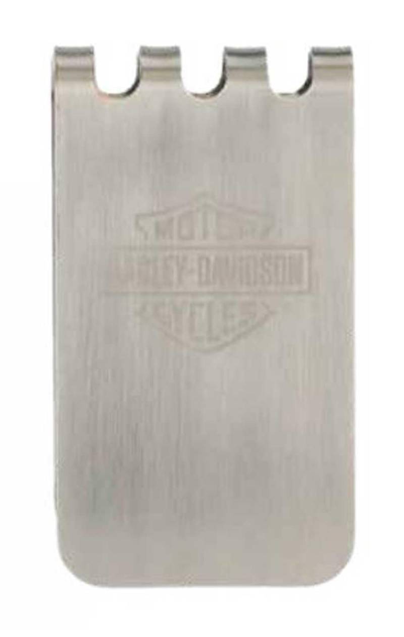Harley-Davidson Mundi B&S Metal Money Clip Brushed Nickel Geldclip mit Flaschenöffner von HARLEY-DAVIDSON