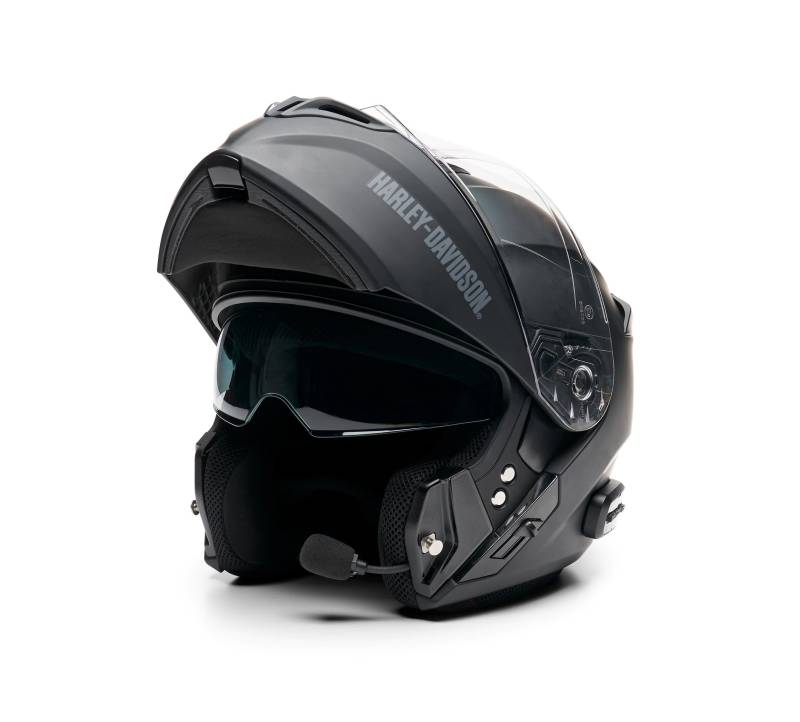 Harley-Davidson Outrush R Matte Black Modul Klapphelm mit Bluetooth, L von HARLEY-DAVIDSON