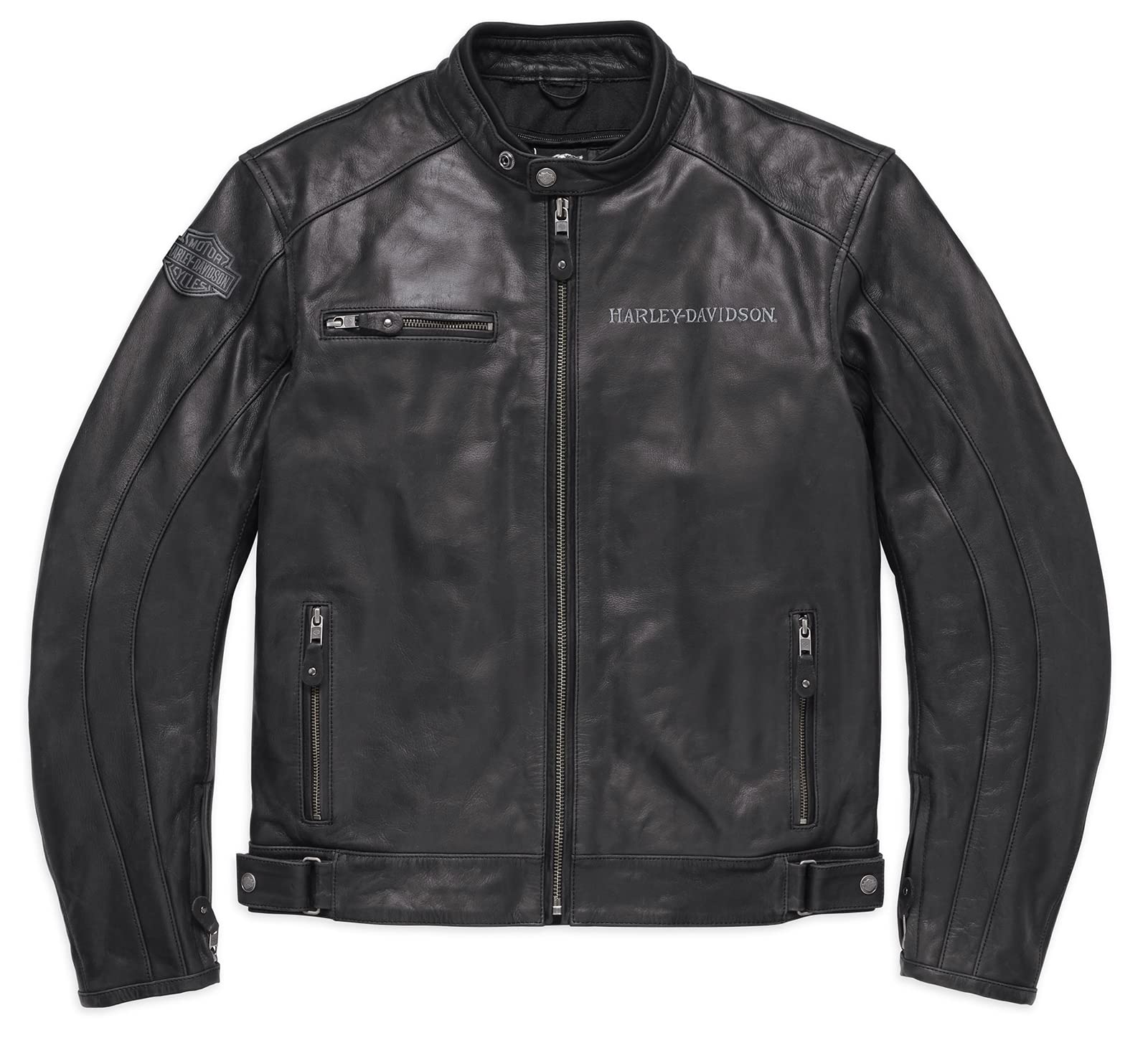 Harley-Davidson Reflective Skull Leder Jacke, 98122-17EM, M Harley-Davidson Reflective Skull Leder Jacke, 98122-17EM, M von HARLEY-DAVIDSON
