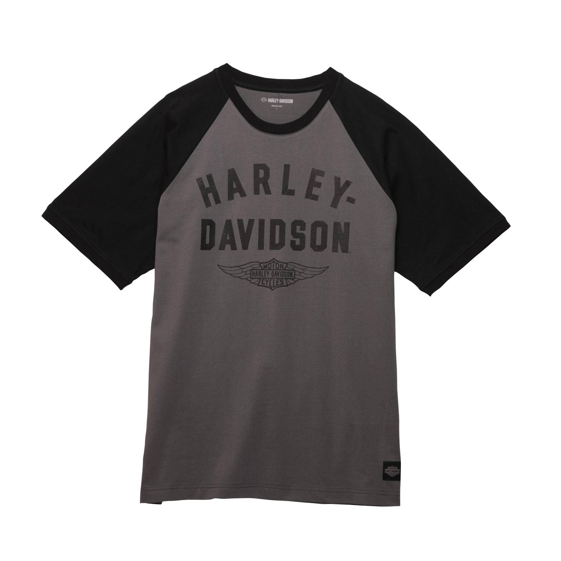 Harley-Davidson Staple Winged Raglan Blackened Pearl Tee T-Shirt, 3XL Harley-Davidson Staple Winged Raglan Blackened Pearl Tee T-Shirt, 3XL von HARLEY-DAVIDSON