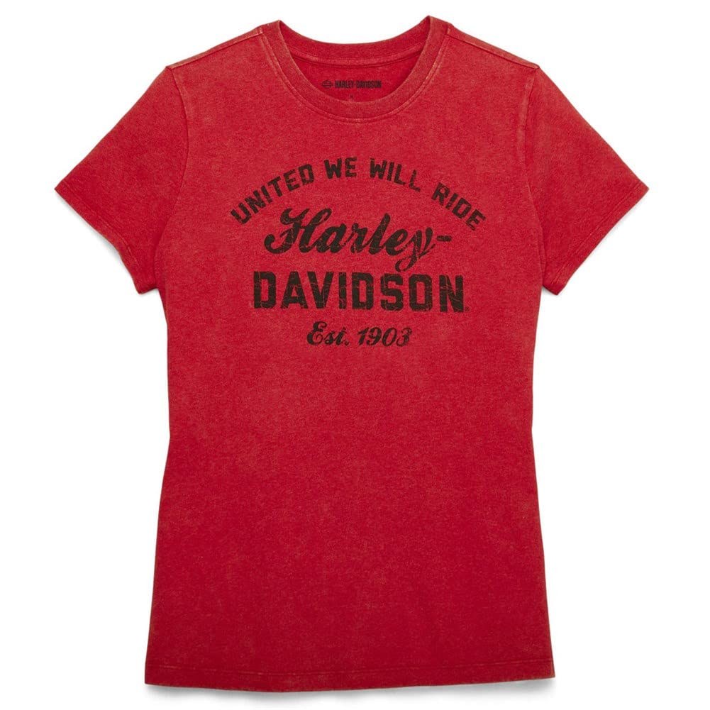 Harley-Davidson T-Shirt United rot, S von HARLEY-DAVIDSON