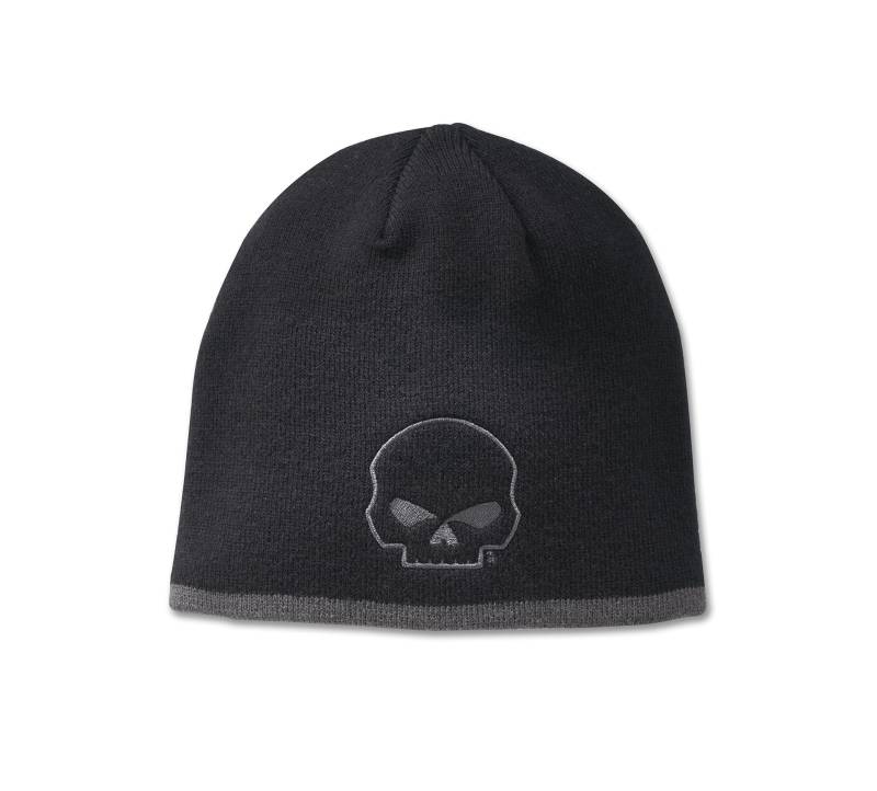 Harley-Davidson Willie G Skull Knit Beanie Black Beauty Mütze von HARLEY-DAVIDSON