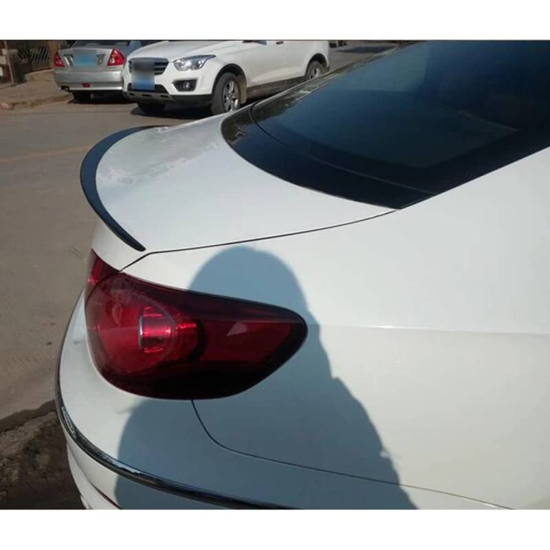 HARMOX ABS Auto Heckspoiler Heckspoilerlippe Heckscheibe Flügel Styling Modifikation Zubehör für Volkswagen VW Passat CC 2009 2010 2011 2012 2013 2014 2015 2016 von HARMOX