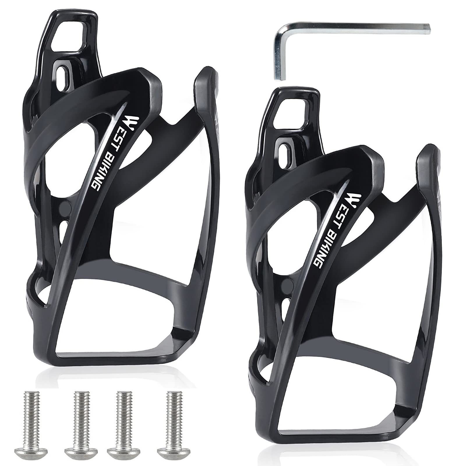 HASAGEI Flaschenhalter Fahrrad Getränkehalter Verbesserte Version Trinkflaschenhalter Schön Unzerbrechlich Leicht Polycarbonat Schwarz für MTB Rennrad Mountain Bike HASAGEI Flaschenhalter Fahrrad Getränkehalter Verbesserte Version Trinkflaschenhalter Schön Unzerbrechlich Leicht Polycarbonat Schwarz für MTB Rennrad Mountain Bike von HASAGEI