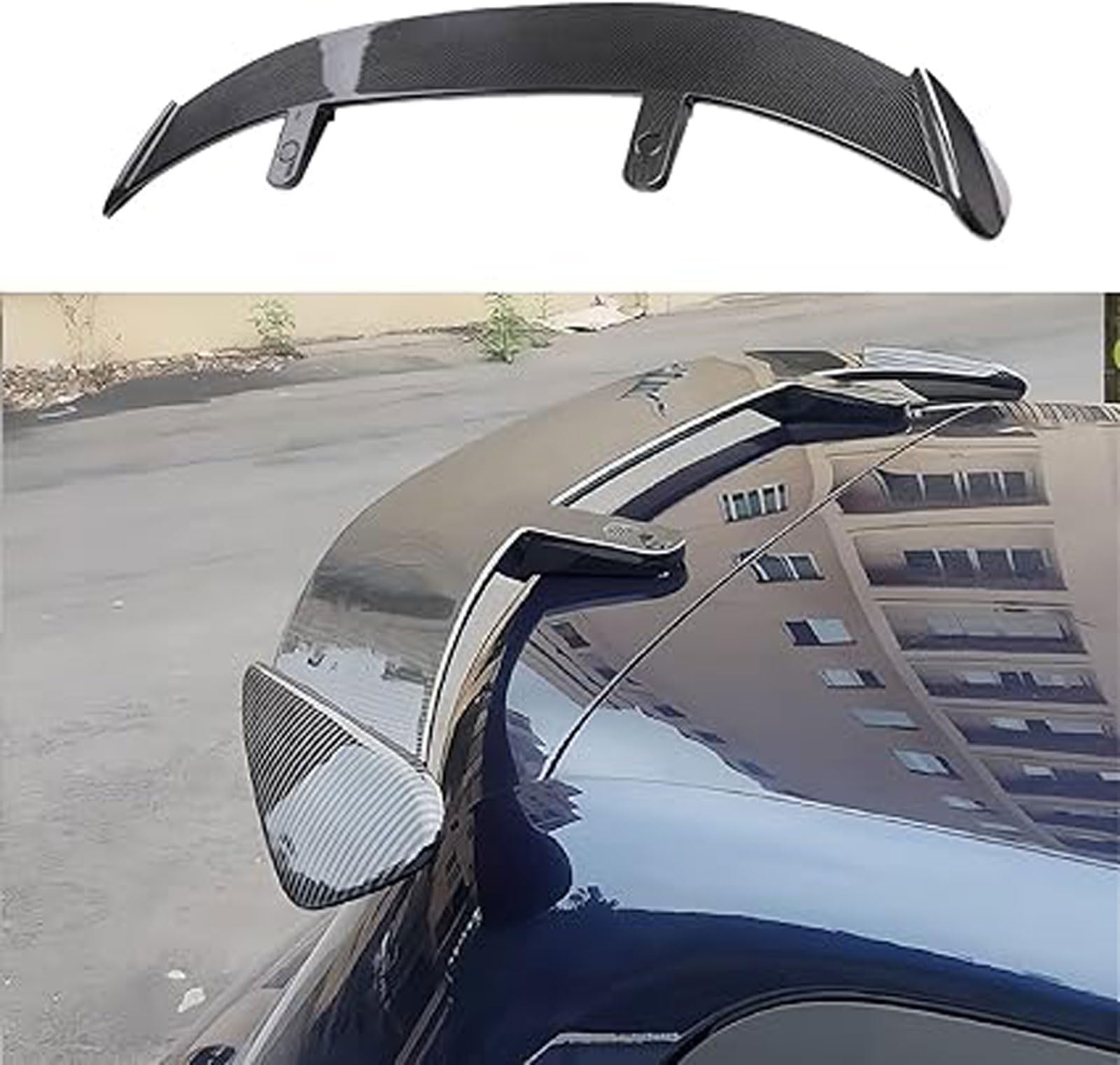 Auto Heckflügel für VW Touareg (2011 2012 2013 2014 2015 2016 2017 2018 2019 2020 2021 2022 2023 2024), Heckflügel Spoiler Performance Tuning Lippe Wing Dekoration Zubehör. von HASKDHN