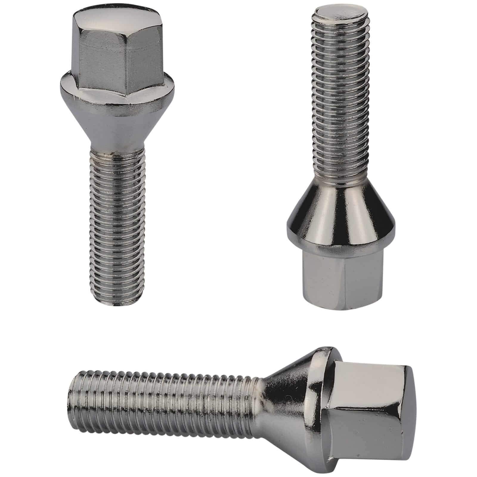 8 CHROM Radschrauben M12x1,5x36mm Radbolzen Kegel 60° Kegelbund SW17 8 CHROM Radschrauben M12x1,5x36mm Radbolzen Kegel 60° Kegelbund SW17 von HASKYY