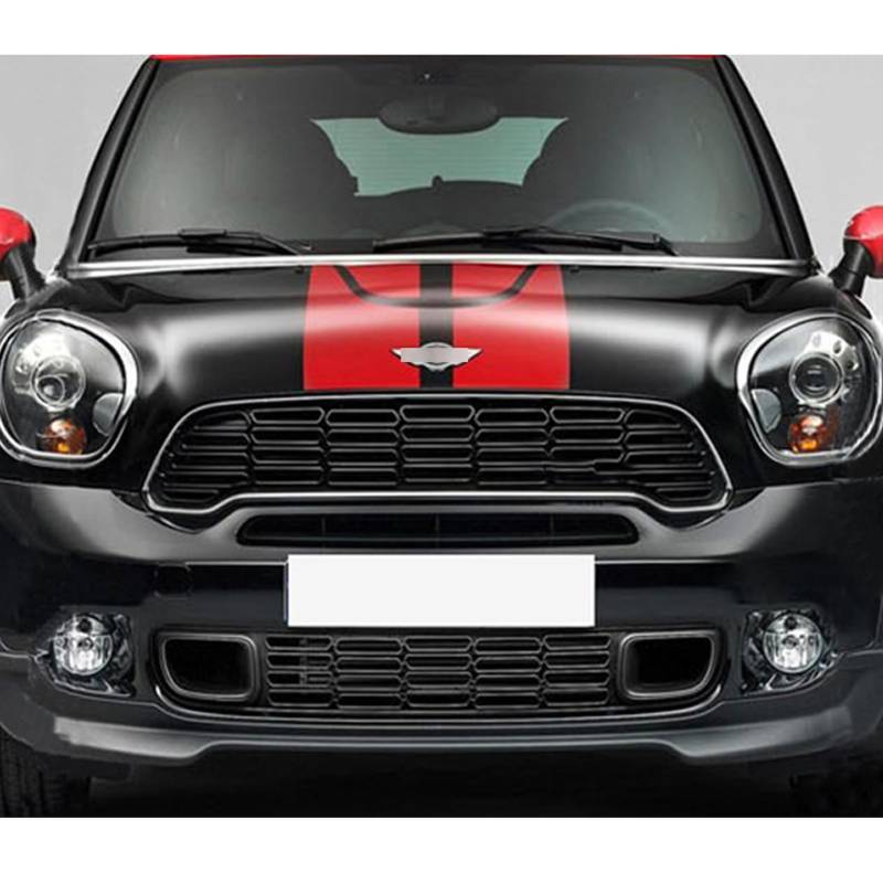 Auto Racing Streifen Tür Seite Motorhaube Kofferraum Vorne Hinten Aufkleber Aufkleber Wrap Vinyl, Für M=i=n=i C=o=o=p=e=r Paceman R61 Auto-Styling Zubehör von HASWEX