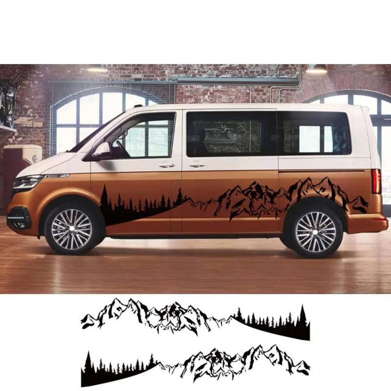 Autoaufkleber, für VW Transporter Bus T3 T4 T5 T6 Caravelle Multivan California Camper Van Vinyl Aufkleber Autozubehör von HASWEX