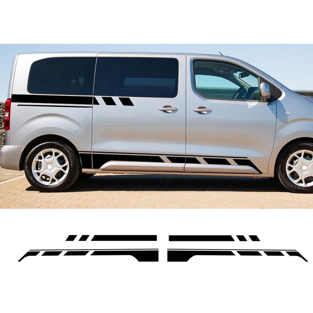HASWEX Auto Seitenstreifen Seitenaufkleber Aufkleber, Für Citroen Spacetourer E C4 XS M XL MPV Camper Minivan Auto Tür Seite Taille Linie Aufkleber HASWEX Auto Seitenstreifen Seitenaufkleber Aufkleber, Für Citroen Spacetourer E C4 XS M XL MPV Camper Minivan Auto Tür Seite Taille Linie Aufkleber von HASWEX