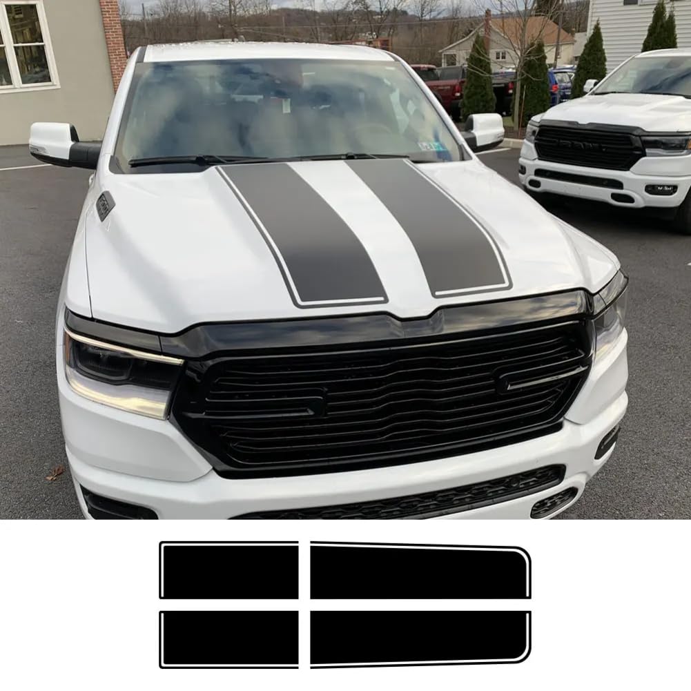 Pickup Motorhaube Heckklappe Aufkleber, für Dodge Ram 1500 2500 Hemi Rebel Truck Graphic Custom Decal Vinyl Cover Auto Tuning Zubehör Pickup Motorhaube Heckklappe Aufkleber, für Dodge Ram 1500 2500 Hemi Rebel Truck Graphic Custom Decal Vinyl Cover Auto Tuning Zubehör von HASWEX