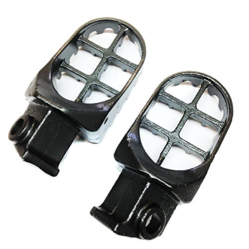 Gunmetal-Schwarze MX-Racing-Fußrasten, Kompatibel mit KTM 50 65 125 250 300 360 SX 525SX 400 520SX EX-C M/XC von HASkulle