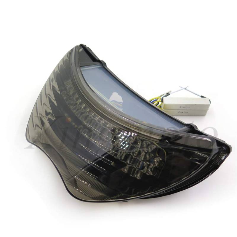HASkulle Motorrad Smoke Led Rücklicht Bremslicht mit Integrierten Blinkern 99-00 CBR 600 F4/ 04-06 CBR600 F4I von HASkulle