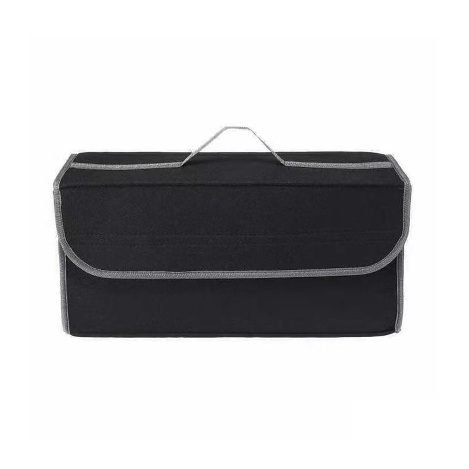 Shuogoufeng Store Anti-Rutsch-Fach Kofferraum-Aufbewahrungs-Organizer Werkzeug-Aufbewahrungstasche Auto-Kofferraum-Organizer Weiche Filz-Aufbewahrungsbox Zubehör(L Black) von HAUTFENM