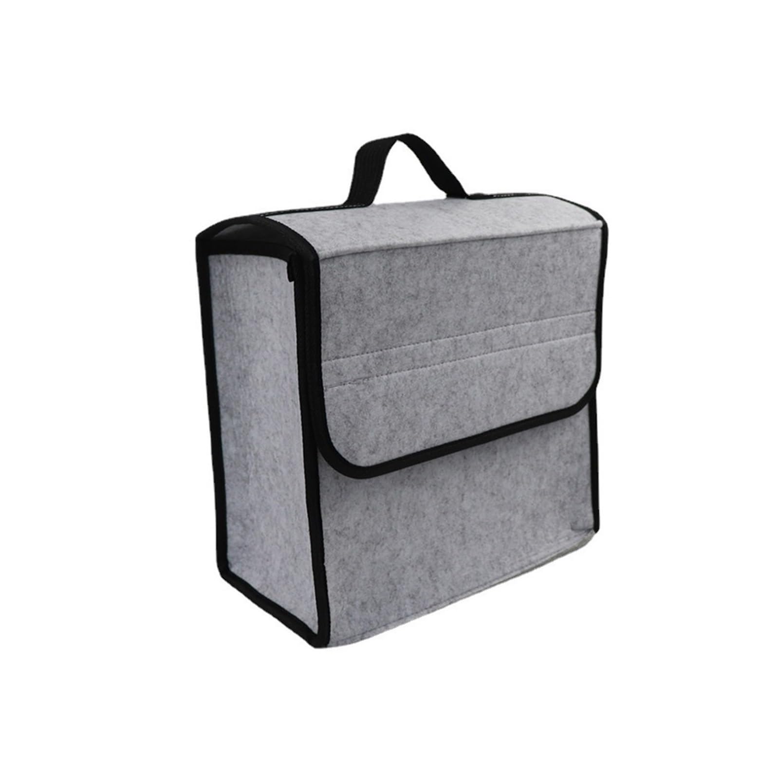 Shuogoufeng Store Anti-Rutsch-Fach Kofferraum-Aufbewahrungs-Organizer Werkzeug-Aufbewahrungstasche Auto-Kofferraum-Organizer Weiche Filz-Aufbewahrungsbox Zubehör(S Light gray) von HAUTFENM