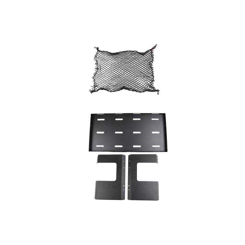 Shuogoufeng Store Heckträger Kompatibel Mit Wrangler JK JL 2007-2022 Kofferraum-Aufbewahrungsträger Gepäckablage Kompatibel Mit Wrangler 4-Türer-Innenausstattung(Rack and net) von HAUTFENM