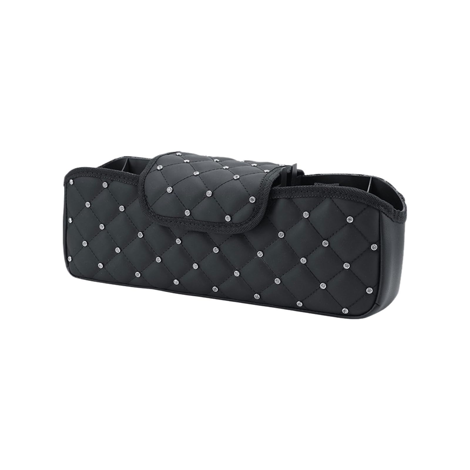 Shuogoufeng Store Leder-Aufbewahrungs-Organizer fürs Auto, multifunktionaler Organizer for die Rückwand des Autoinnenraums, multifunktionale Aufbewahrungstasche, durchhangsicher(B) von HAUTFENM