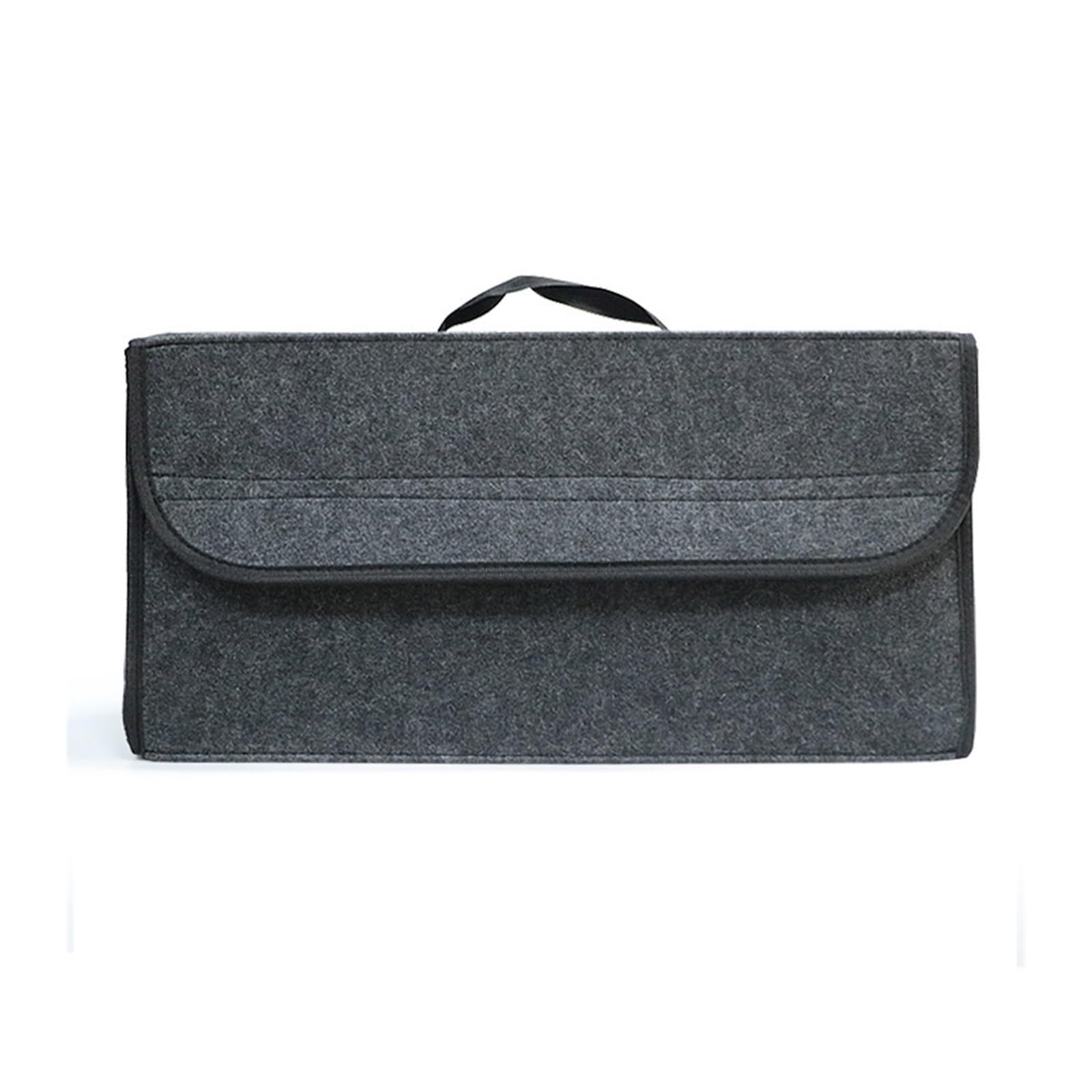 Shuogoufeng Store Tragbarer Auto-Kofferraum-Organizer, faltbare Aufbewahrungsbox aus Filzstoff, Auto-Innenraum, Verstauen, Aufräumen, Containertaschen(Gy) von HAUTFENM