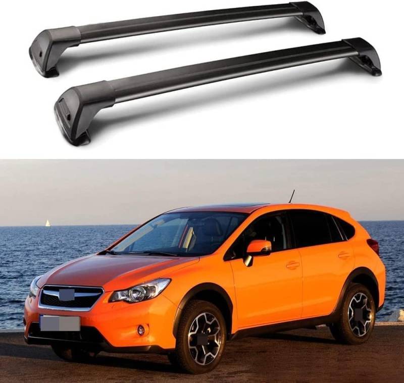 2 Stück Auto Dachträger für Subaru XV SUV 2012 2013 2014 2015 2016,Auto Querträger Dachreling Relingträger Dachgepäckträger Gepäckträgerstange Auto Zubehör von HAVERN
