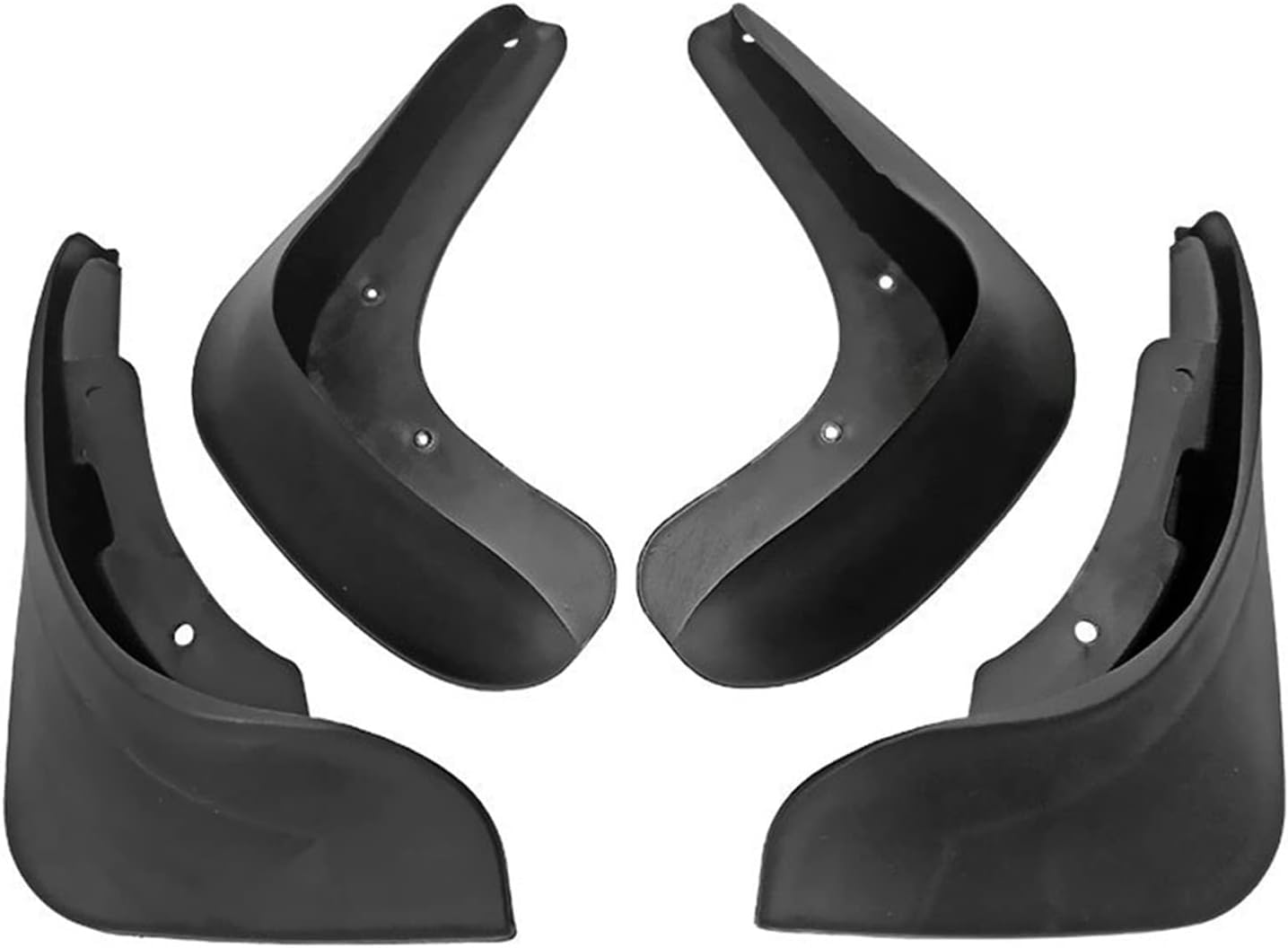 4 Stück Auto Schmutzfänger Für VW for Polo 9N Mk4 2002-2009, Kotflügel Vorne und Hinten Kratzfest Spritzschutz Protection Styling Zubehör von HAVERN