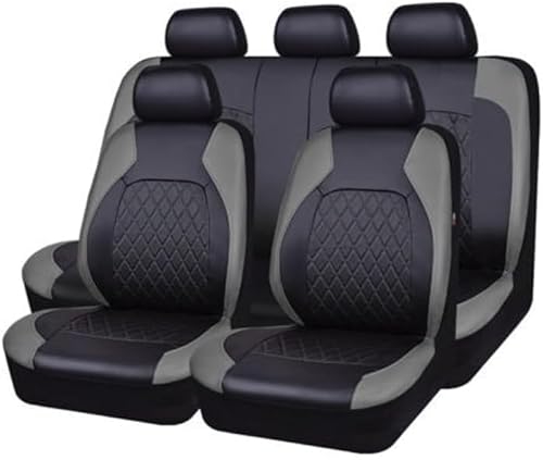 HAVERN Auto Sitzbezüge Sets für Ford Kuga (2013-2017),Leder Auto Sitz SchonbezüGe Wasserdicht rutschfes Bequem Innenraum Styling ZubehöR,A von HAVERN