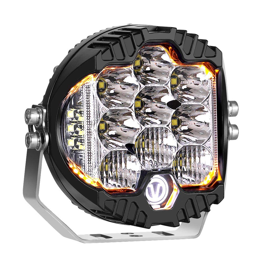 HAWEE 50W LED Arbeitsscheinwerfer Angel Eye Combo Light Spot Flutlicht Nebelscheinwerfer Fahrlichter für Off-Road 4x4 SUV UTV ATV Schwerlast LKW Traktor Boot HAWEE 50W LED Arbeitsscheinwerfer Angel Eye Combo Light Spot Flutlicht Nebelscheinwerfer Fahrlichter für Off-Road 4x4 SUV UTV ATV Schwerlast LKW Traktor Boot von HAWEE