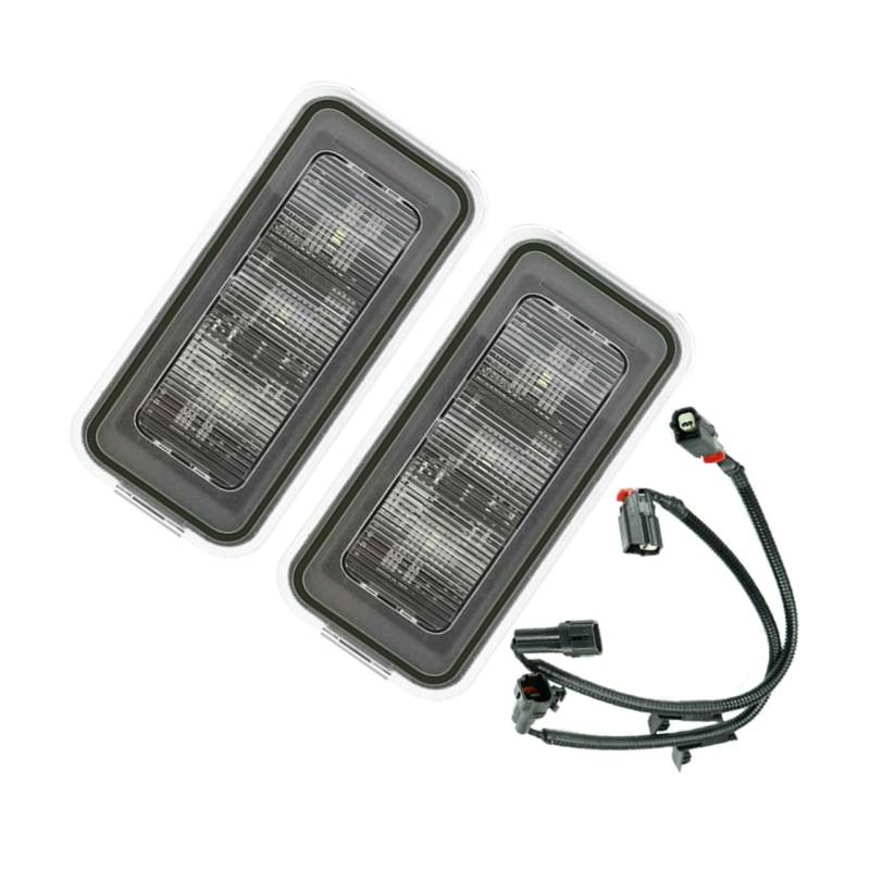 HAWILLOSCH 1Paar Innenlichter für Auto und Lkw Fahrzeugbett Beleuchtungsset mit Einfachem Schalter Komfortable Installation Sanfte und Sichere von HAWILLOSCH