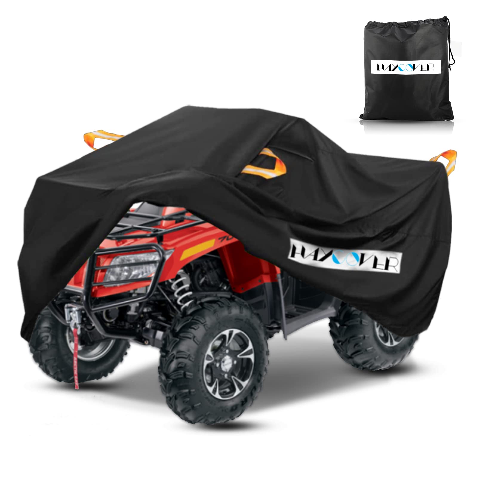 ATV-Abdeckung, wasserdicht, strapazierfähig, für den Außenbereich, verbessert, winterfest, wasserdicht, Staub, Regen, UV-Schutz, XL, universal, 210 x 120 x 115 cm ATV-Abdeckung, wasserdicht, strapazierfähig, für den Außenbereich, verbessert, winterfest, wasserdicht, Staub, Regen, UV-Schutz, XL, universal, 210 x 120 x 115 cm von HAYCOVER