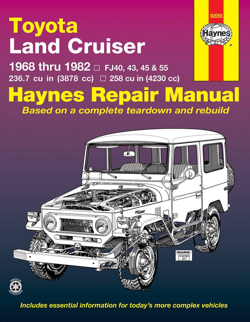 Toyota Land Cruiser, 1968-1982 (Haynes Manuals) von HAYNES