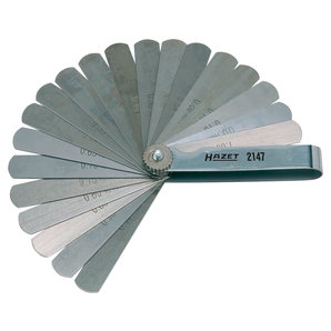 HAZET Fühlerlehre mit 20 Blatt von 0,05 bis 1,0 mm Hazet von Hazet
