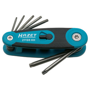 HAZET Stern-Schlüssel 8-teilig, klappbar Hazet von Hazet