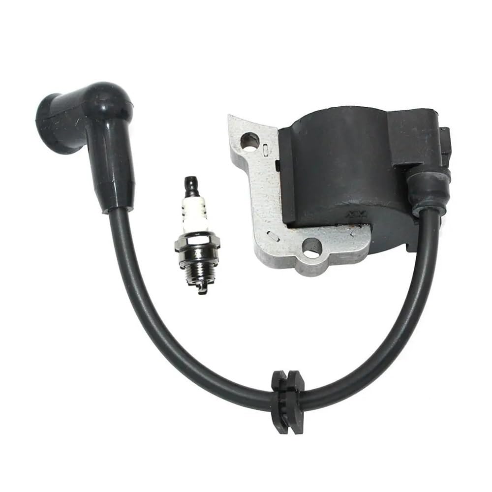 Ersatzteile für Rasenmäher Zündspulenmodul Zündspule Zündkerze passend für 143R 143R 143AE 236R Freischneider Magnet Ersatzteile für Rasenmäher Zündspulenmodul Zündspule Zündkerze passend für 143R 143R 143AE 236R Freischneider Magnet von HAdfEV