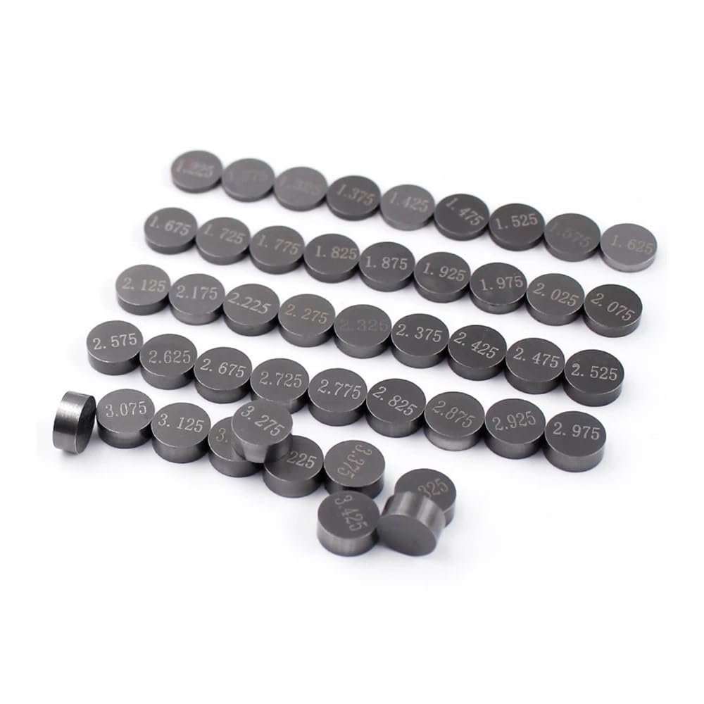 Teileaustausch Motorradteile Einstellbare Ventilscheibe 7,48 mm Komplettes Ventilscheiben-Kit Passend for ZX600 ZX-6 ZL1000 ZX-10R Z750(46 Pcs) von HAdfEV