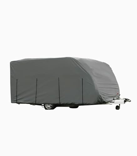 HBCOLLECTION Atmungsaktiv Stabil Schutzhülle für Wohnwagen (4,70 m Länge (2,25 x 2,20 m/Breite x Höhe)) von HBCOLLECTION