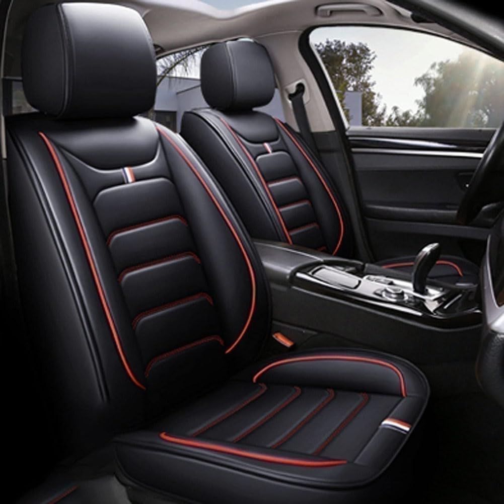 HBDTNTKF Auto Sitzbezüge Für Renault Kadjar 2015-2022, Leder Autositzbezüge Sitzschoner Vorne Hinten Wasserdicht Verschleißfest Sitzauflage Innere Accessories,B/Black-red HBDTNTKF Auto Sitzbezüge Für Renault Kadjar 2015-2022, Leder Autositzbezüge Sitzschoner Vorne Hinten Wasserdicht Verschleißfest Sitzauflage Innere Accessories,B/Black-red von HBDTNTKF