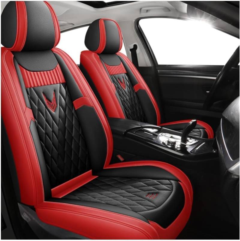 HBDTNTKF Auto Sitzbezüge Set Für Honda Accord CR-V 2012-2024, Autositzbezüge Sets Autositzbezug Leder Schonbezüge Wasserdicht Sitzauflage Komplettset Zubehör,C von HBDTNTKF