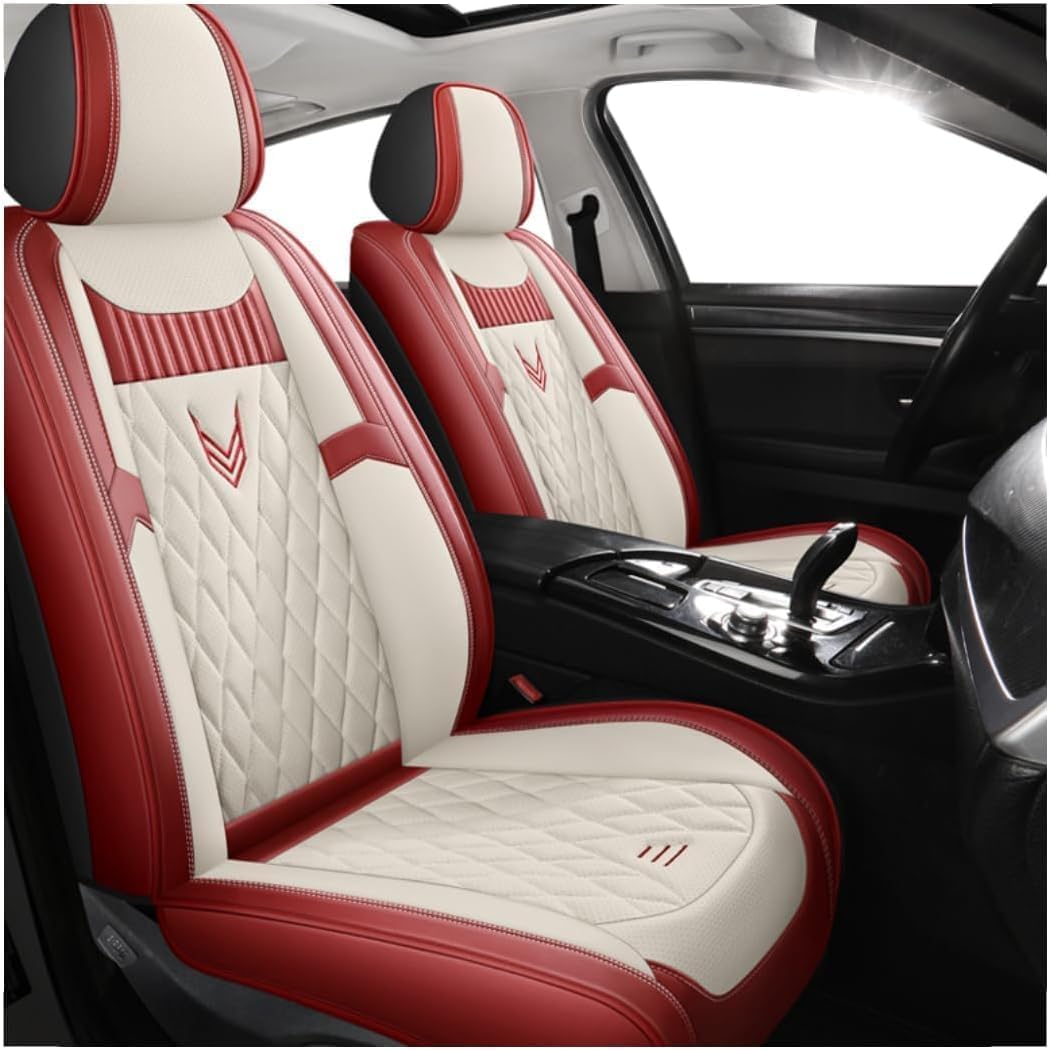 HBDTNTKF Auto Sitzbezüge Set Für Honda Accord CR-V 2012-2024, Autositzbezüge Sets Autositzbezug Leder Schonbezüge Wasserdicht Sitzauflage Komplettset Zubehör,E HBDTNTKF Auto Sitzbezüge Set Für Honda Accord CR-V 2012-2024, Autositzbezüge Sets Autositzbezug Leder Schonbezüge Wasserdicht Sitzauflage Komplettset Zubehör,E von HBDTNTKF