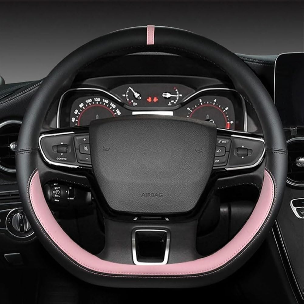 Lenkradbezug Für Peugeot 308 SW III 2021-, Leder Lenkradschutz Anti-Rutsch Atmungsaktives Verschleißfest Lenkradhülle Auto Lenkrad Innere Zubehör,B-D Lenkradbezug Für Peugeot 308 SW III 2021-, Leder Lenkradschutz Anti-Rutsch Atmungsaktives Verschleißfest Lenkradhülle Auto Lenkrad Innere Zubehör,B-D von HBDTNTKF