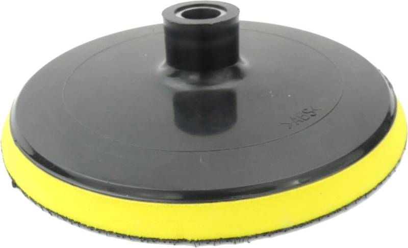 MATRIX Polieraufsatz Schleifscheibe für Poliermaschine CP1200 und CP1200-180 | 180 mm | Befestigung: Klettbesatz von HBH