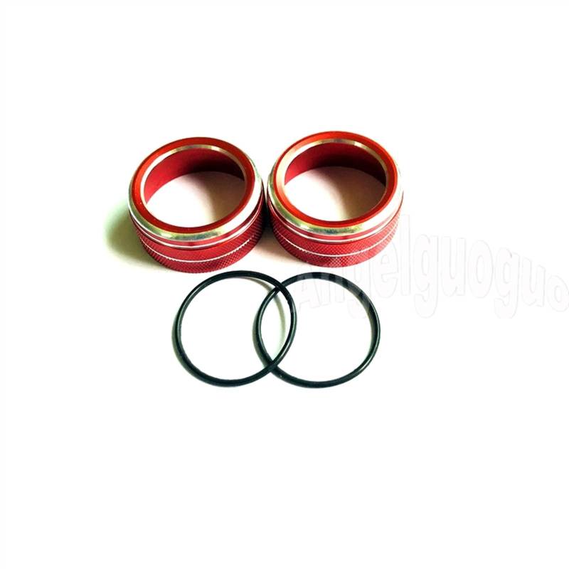 HBIS Kompatibel Mit VW Für Tiguan Für Passat B8 Für Atlas Für Golf Mk7 Für J&etta Mk7 Auto-Innenknopf-Audio-Stereo-Lautstärkeregler-Ring-Abdeckung Automodifikation(color1) von HBIS