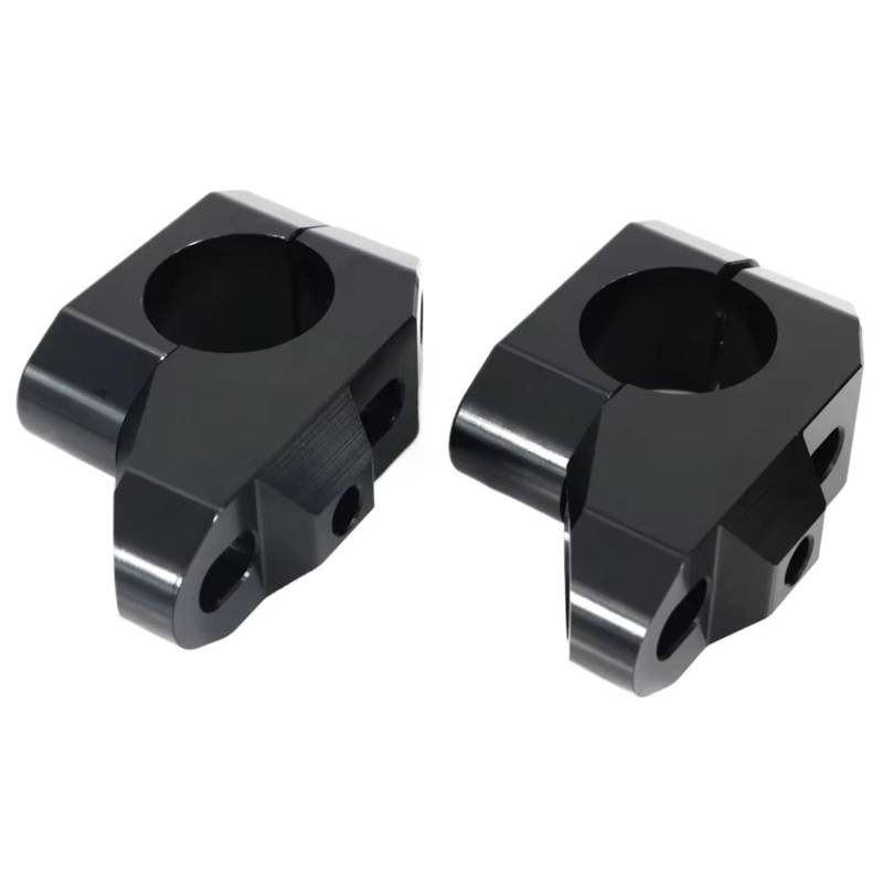 HBIS Kompatibel Mit Zero Für FX 2021–2024 Für SRF Für DSR/X 2019–2024 28 Mm 1 1/8 Zoll Motorrad-Lenker-Riser Zurück Verschoben Für Fat-Bar-Montage-Riser Motorrad Lenker Riser(Black) von HBIS