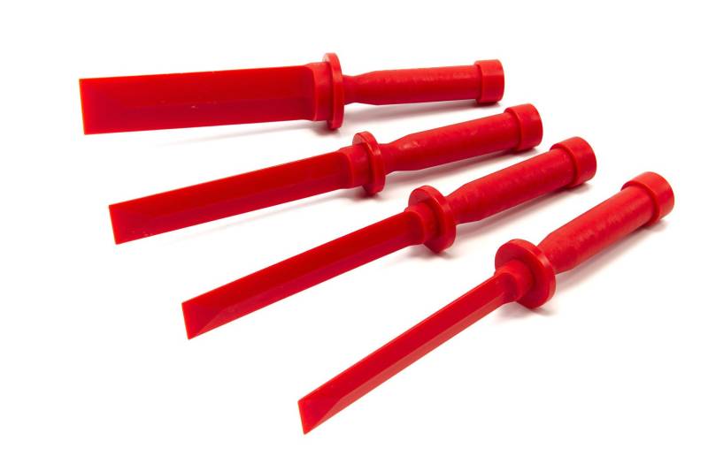 HBM 4-teiliges Kunststoff-Schaber-Set von HBM