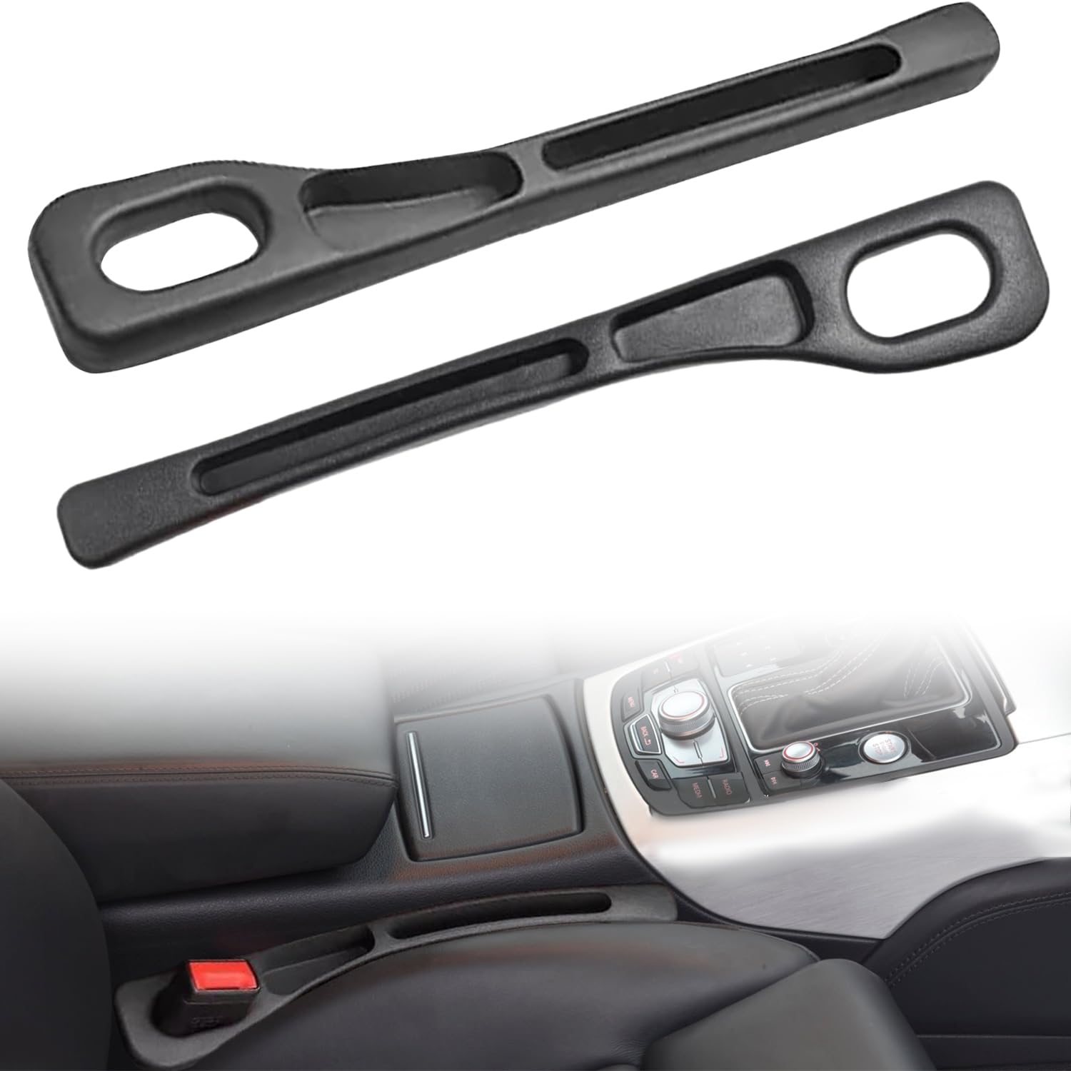 Aufbewahrungsbox für Autositze, 2 Stück Autositz Lückenfüller Organizer, Autositz Gap Organizer Storage Box, Autositz Gap Aufbewahrungsbox, Car Seat Gap Filler Universal, für Kleinigkeiten, Handys Aufbewahrungsbox für Autositze, 2 Stück Autositz Lückenfüller Organizer, Autositz Gap Organizer Storage Box, Autositz Gap Aufbewahrungsbox, Car Seat Gap Filler Universal, für Kleinigkeiten, Handys von HBSFBH