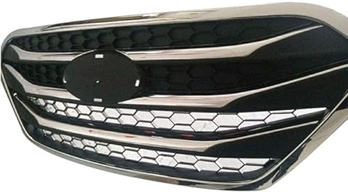 Auto Kühlergrill für Hyundai Ix35 2009-2015, Grill Schwarz Glänzend Doppel-Lamellen Grill Front Doppel Rippen Grill Kühlergrill Links Rech von HCELET