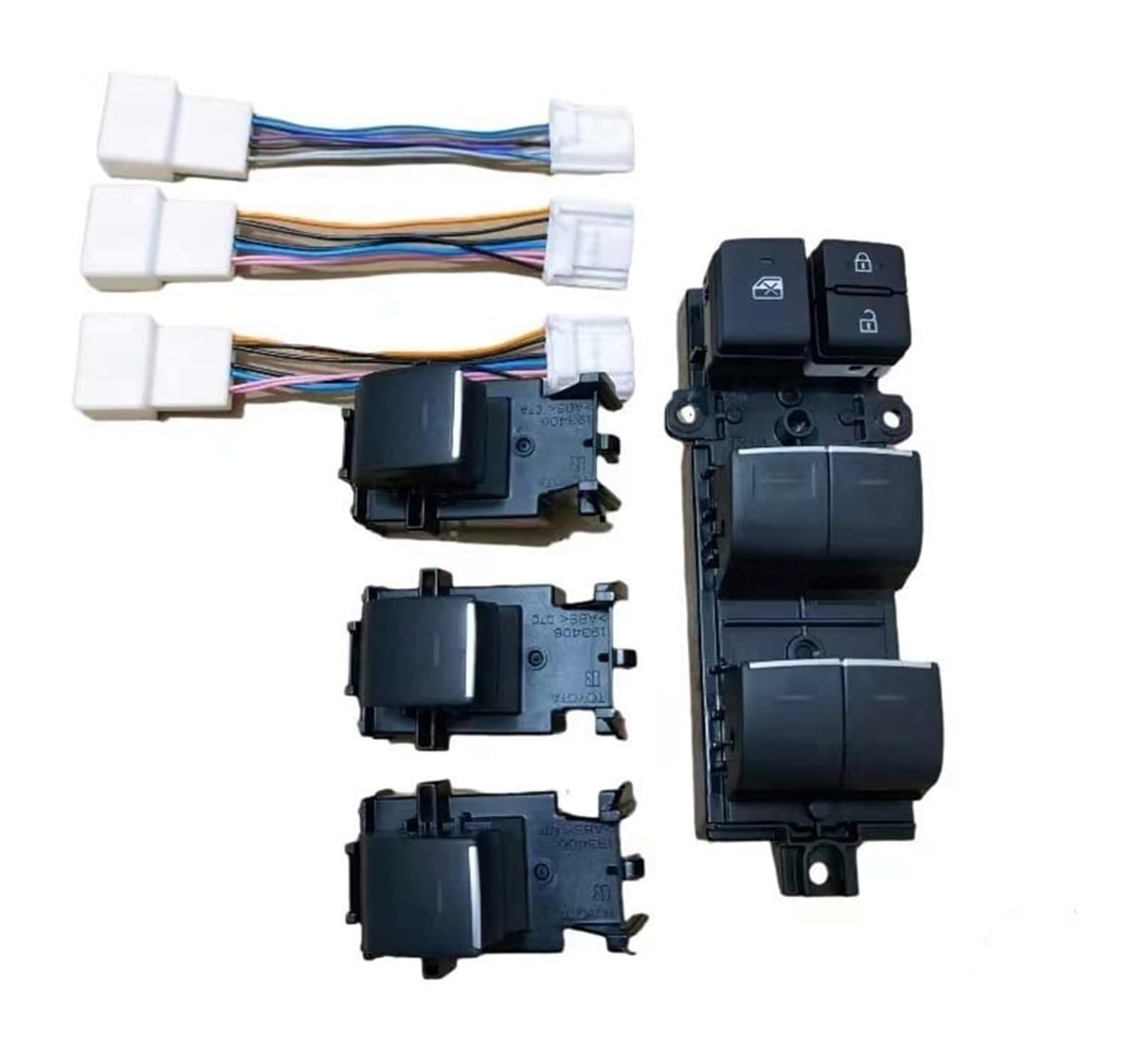 Autofensterschalter Für T&oyota Für RAV4 Für RAV 4 Für Chr Für Corolla 2019 2020 Links Fahren Hintergrundbeleuchtung Upgrade Power Fensterheber Schalter Taste(A+b) von HCKCLMBMZW