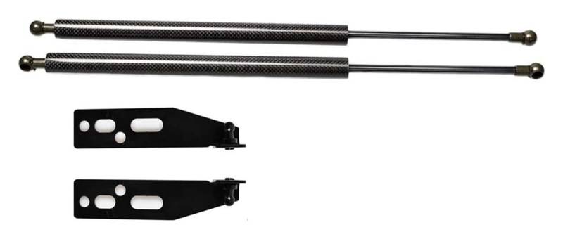 Heckklappen Gasdruckfedern Für Fiat Für Panda 169 2003-2012 Ändern Gas Streben Lift Unterstützung Stoßdämpfer Motorhaube Lifter Gas Strut Front Haube Dämpfer(Carbon Fiber 2) von HCKCLMBMZW