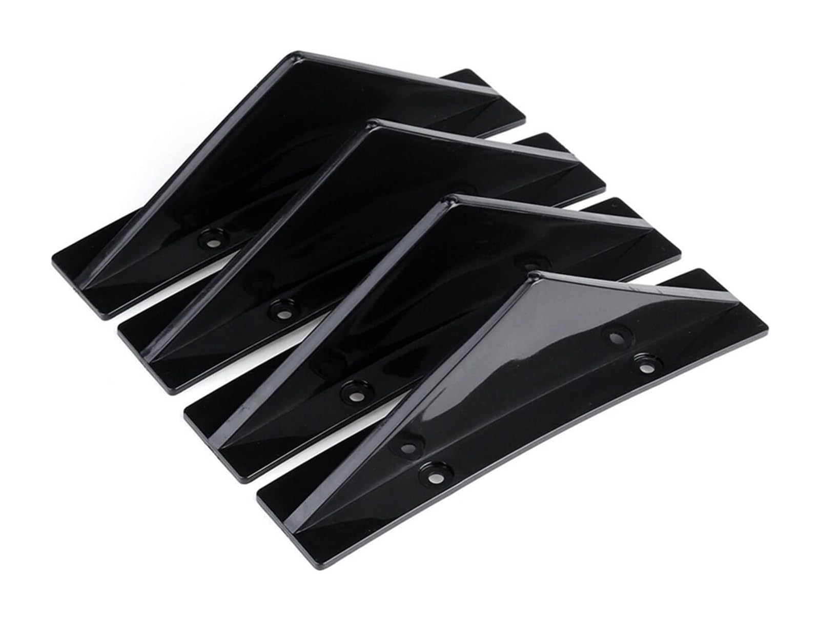 Heckspoiler Flügellippe Auto-Heckstoßstangen-Spoiler-Splitter Auto-Styling Autozubehör 4 Stück Universal-Auto-Heckstoßstangen-Diffusor Heckspoiler Heckspoiler Flügellippe Auto-Heckstoßstangen-Spoiler-Splitter Auto-Styling Autozubehör 4 Stück Universal-Auto-Heckstoßstangen-Diffusor Heckspoiler von HCKCLMBMZW