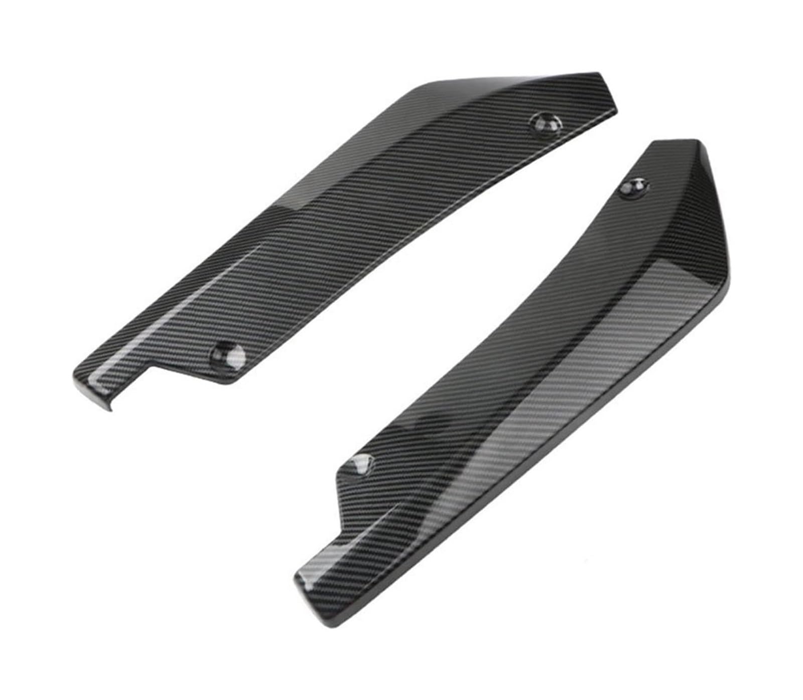 Heckspoiler Flügellippe Auto Vorne Hinten Stoßstange Streifen Lippe Universal Spoiler Diffusor Splitter Schutz Carbon Fiber Winglets Seite Rock Verlängerung(2) von HCKCLMBMZW