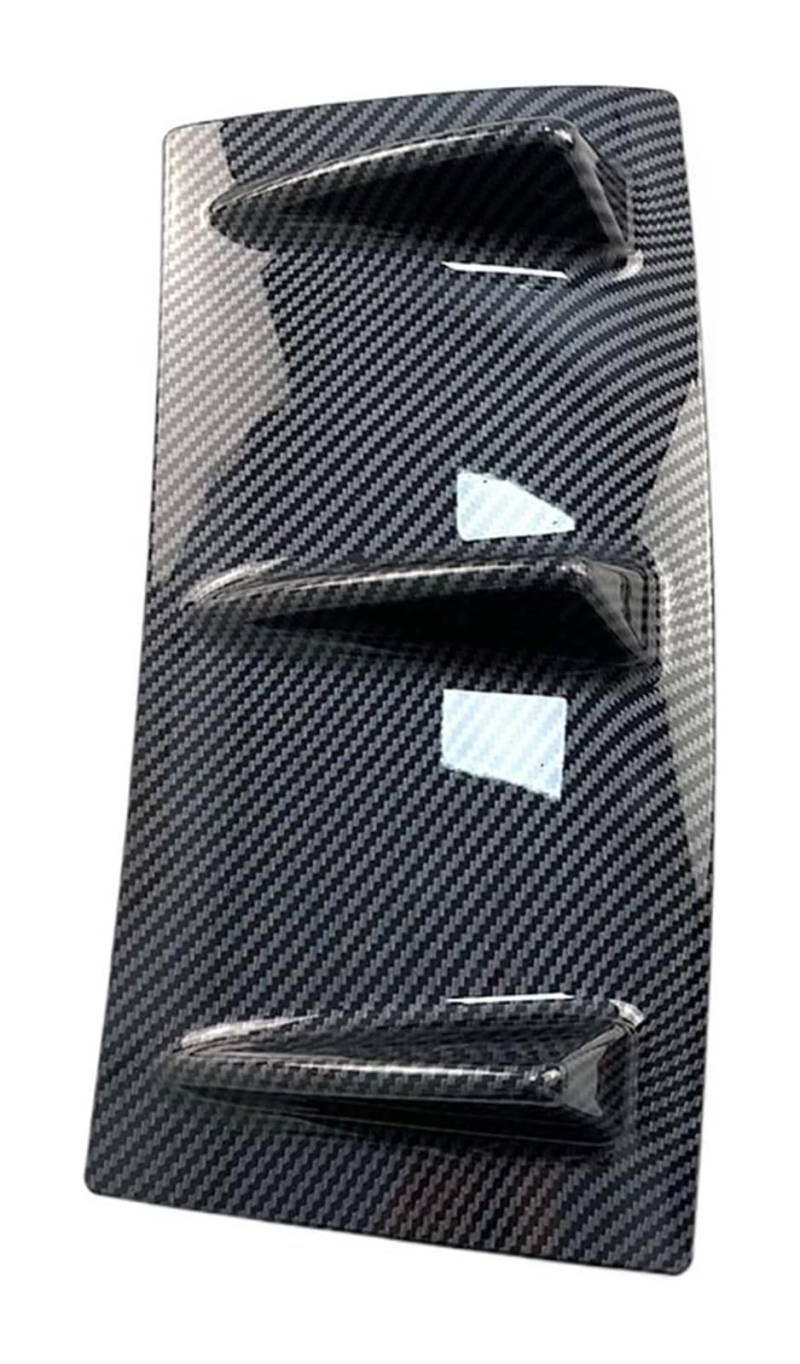 Heckspoiler Flügellippe Autozubehör 35 Cm Universal Auto Heckstoßstange Diffusor Kohlefaser Schwarz Auto Heckstoßstange Spoiler Splitter Lippe(2) von HCKCLMBMZW