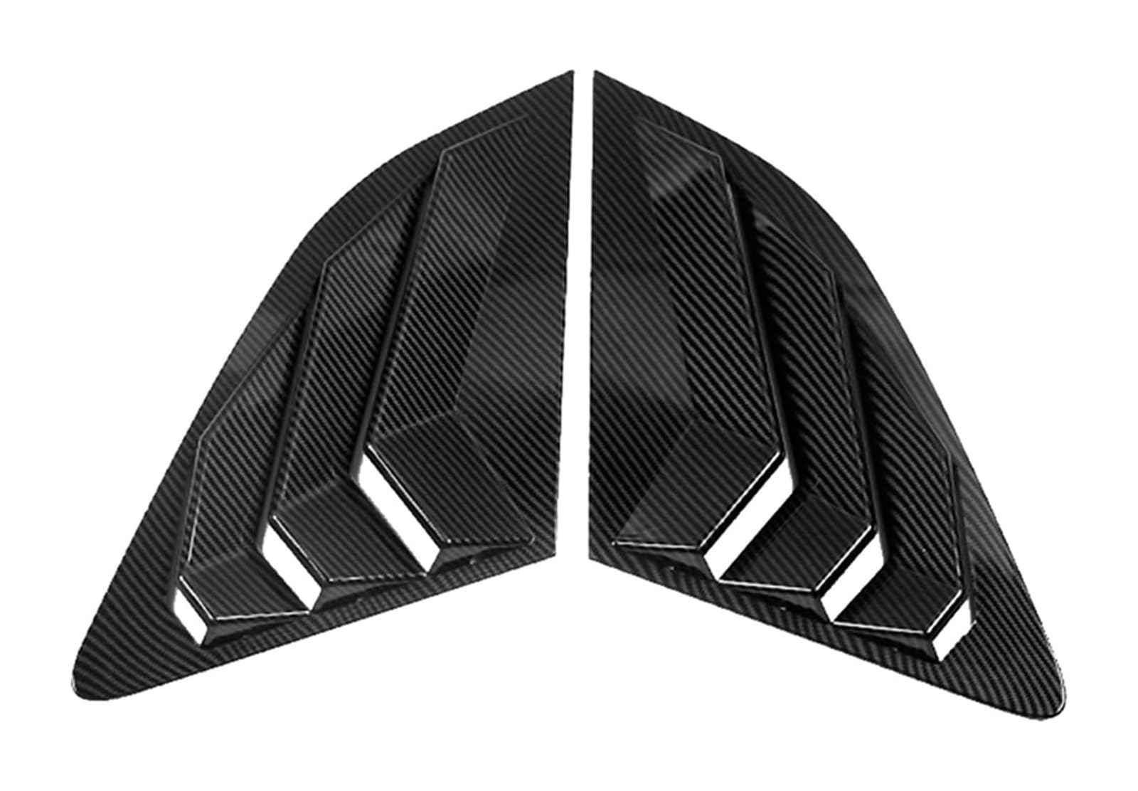 Heckspoiler Flügellippe Für A3 S3 8V 2014-2019 Limousine 5 Türen Fließheck Autoseite Heckscheibe Scoop Louver Shutter Aufkleber Abdeckung Trim(Hatchback-2) von HCKCLMBMZW